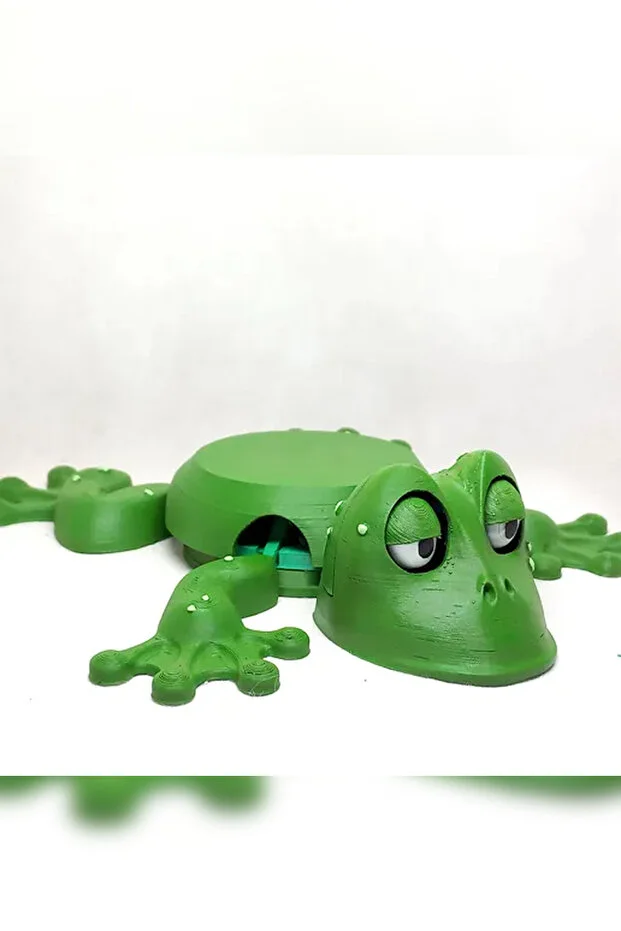 Eğlenceli Kurbağa Bardak Tutucu – Sevimli 3D Dekoratif Bardak Standı